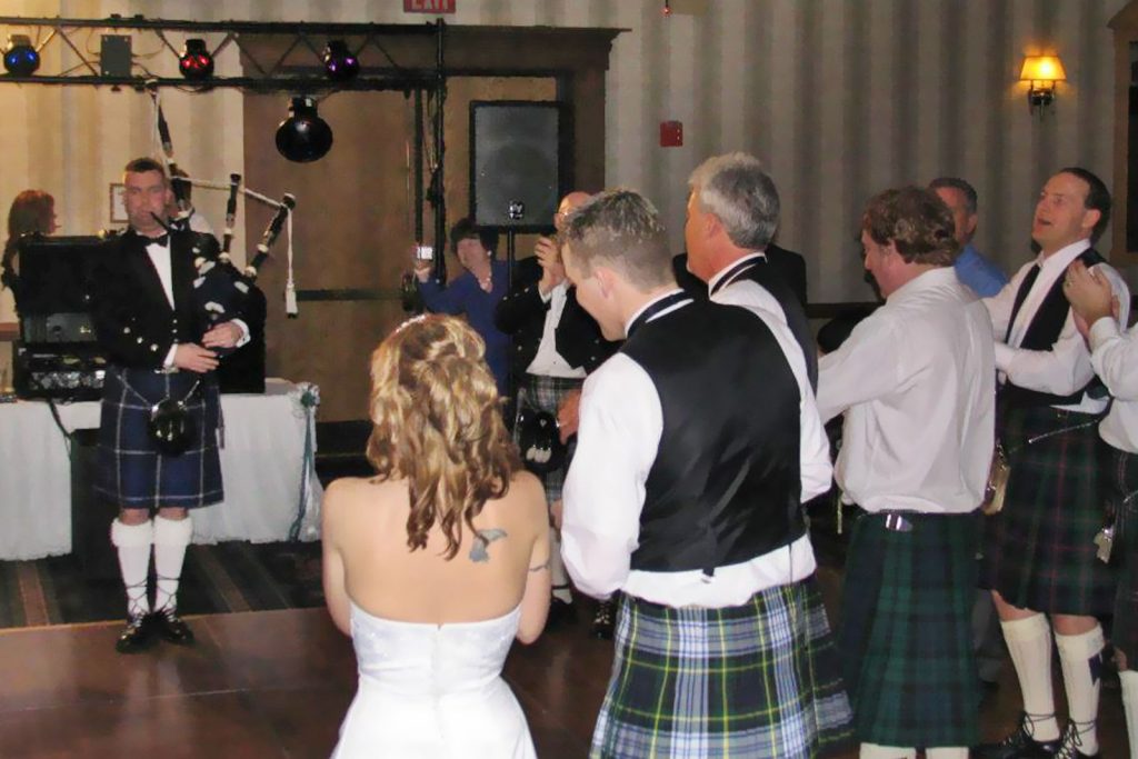 Wedding Reception Bagpiping Service